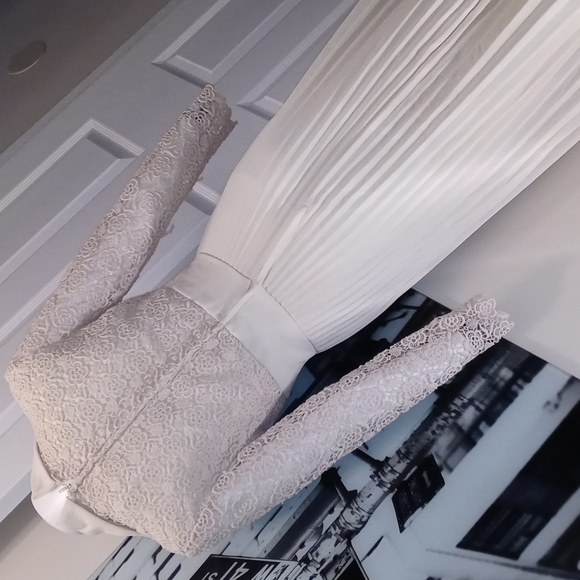 Lace vintage pleated dress - Picture 4 of 5